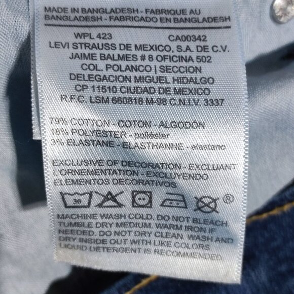 Signature by Levi Strauss jeans women's size 6M denim blue colour Curvy straight - Picture 8 of 15